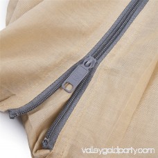 WEANAS Lightweight Warm Roomy Cotton Sleeping Bag Liner, Travel Sheet Sleep Sack, Rectangular 83 X 40 (30), Comfortable, for Travel, Youth Hostels, Picnic, Planes, Trains (Linen)